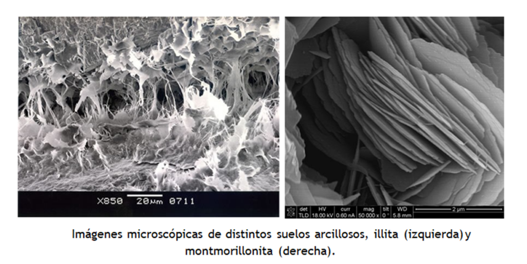 imagenes microscopicas de suelos arcillosos