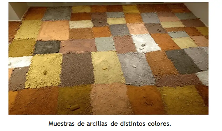 muestras de arcilla
