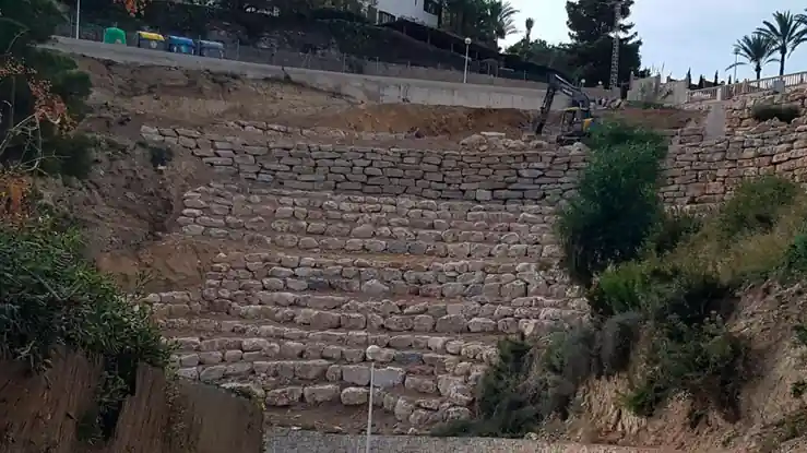 muro de escollera