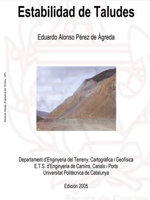 ESTABILIDAD DE TALUDES,EDUARDO ALONSO PÉREZ DE ÁGREDA